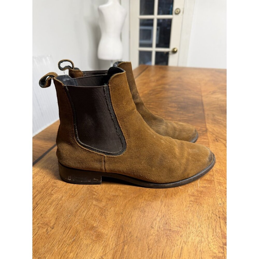 Thursday Boot Co Women’s 10.5 Duchess Chelsea Suede Ankle Boot  Glazed Ginger